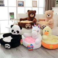 Hot Selling Cute Teddy Bear Panda Unicorn Duck Plush Toy Children's Sofa Plush Chair Sofa Soft Pillow Children's Seat Gift
