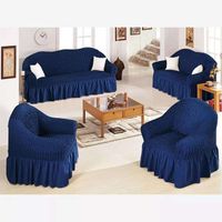 Hot selling 4 piece stretch sofa cover 3 seater sofa cover set for L shaped sofa cover