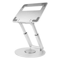 Great Roc 2022 New Ergonomic Laptop Stand for Desk Laptop Stand with 360 Degree Rotating Base Laptop Stand Rotating Computer Stand