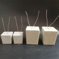 Galvanized iron wire cube concrete spacer 50mm