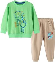 Kids Sportswear Eco Sportswear Set Toddler Sweatshirt Set Toddler Jumper and Jogging Set Organic Cotton Terry Crew Neck