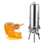 Filtering honey for food processing plants Easy to install and operate 10-inch stainless steel 304 housing filter
