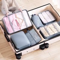 High quality travel storage bag set packaging box storage clothes suitcase travel packaging cube travel luggage bag
