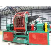 Tire recycling plant for waste recycling equipment