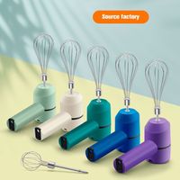 Egg beater rechargeable stainless steel mini kitchen electric milk cream egg beater