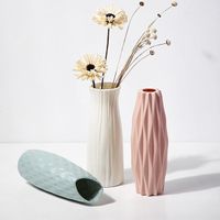 Nordic simple plastic vase living room home decoration 2024