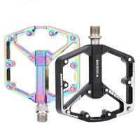 OEM LOGO customized mountain bike aluminum alloy bicycle pedals, high quality mountain bike pedals, suitable for bicycle double bearings