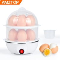 G39-0007 2023 New Kitchen Double-layer Electric Egg Boiler Stand Penguin Nutricook Quick Egg Boiler