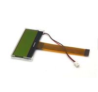 128x32 COG FSTN transflective front view LCD module with ST7567 SPI MCU interface white LED backlight
