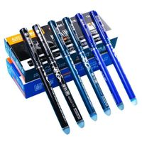 CHXN friction eraser pen 0.5 black blue office student ballpoint pen erasable gel pen stylus
