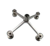 Stainless steel 304/316 glass hardware accessories one two four arm glass spider with accessories for curtain wall