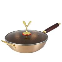 Pre-Seasoned 32cm Cast Iron Frying Pan Set Stovetop Oven Frying Pan Cookware Pan with Clear Glass Lid