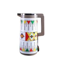 Turkish thermos metal Arabic glass liner coffee thermos two-piece teapot set Dallah pot gift set
