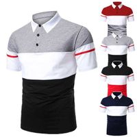 Wholesale European and American new high quality top men's polo shirts large size men's T-shirts