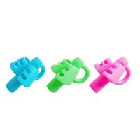 Mikailan Posture Correction Silicone Pencil Clip Stand Set Children's Trainer Handwriting Comfortable Pencil Clip