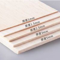 China supplier popular model light wood board/block/stick light wood board for airplane model