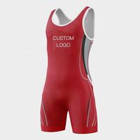 Customized cheap sublimation wrestling vest for sale