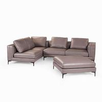 High Quality Large Leather Home Luxury Italian Modern Design Furniture Sofa Set L Shaped Luxury Sectional Sofa Living Room Sofa