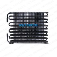 Household refrigerator deep freezer steel wire tube plate condenser