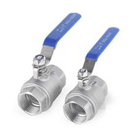 Factory SS304 SS316 NPT LT Type 3/8" 1" Inch Yarn Valve Full Port Threaded Ball Valve Ball